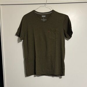Levi's Dark Olive Men's Short Sleeve Tee